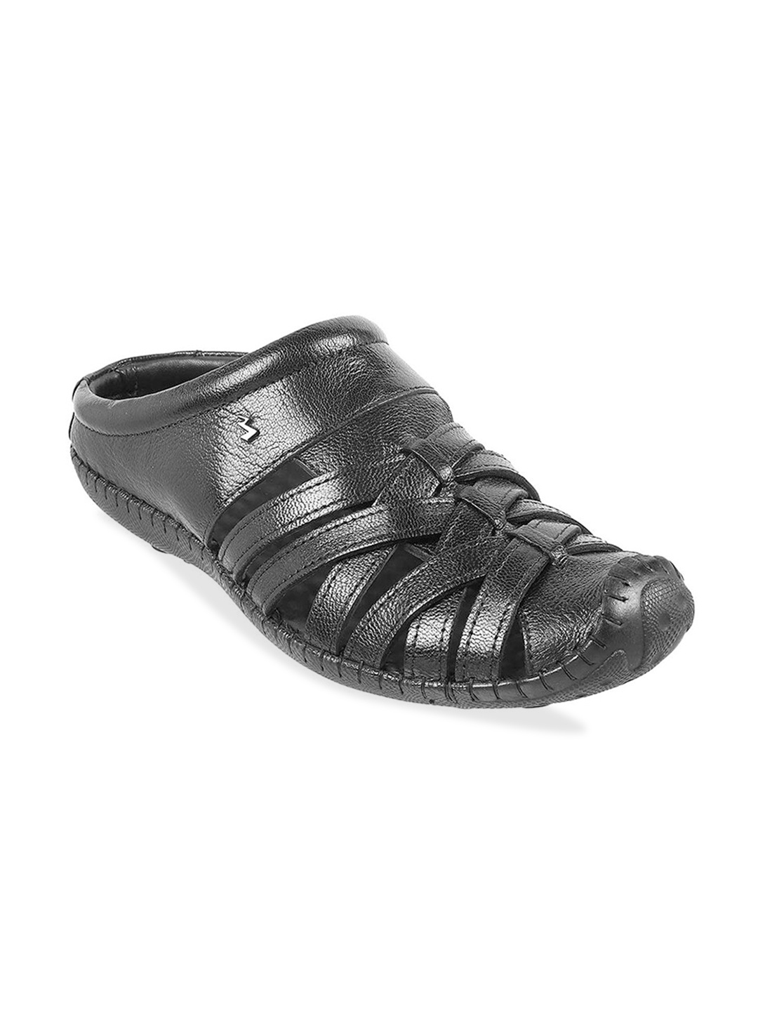 

Metro Men Textured Leather Comfort Sandals, Black