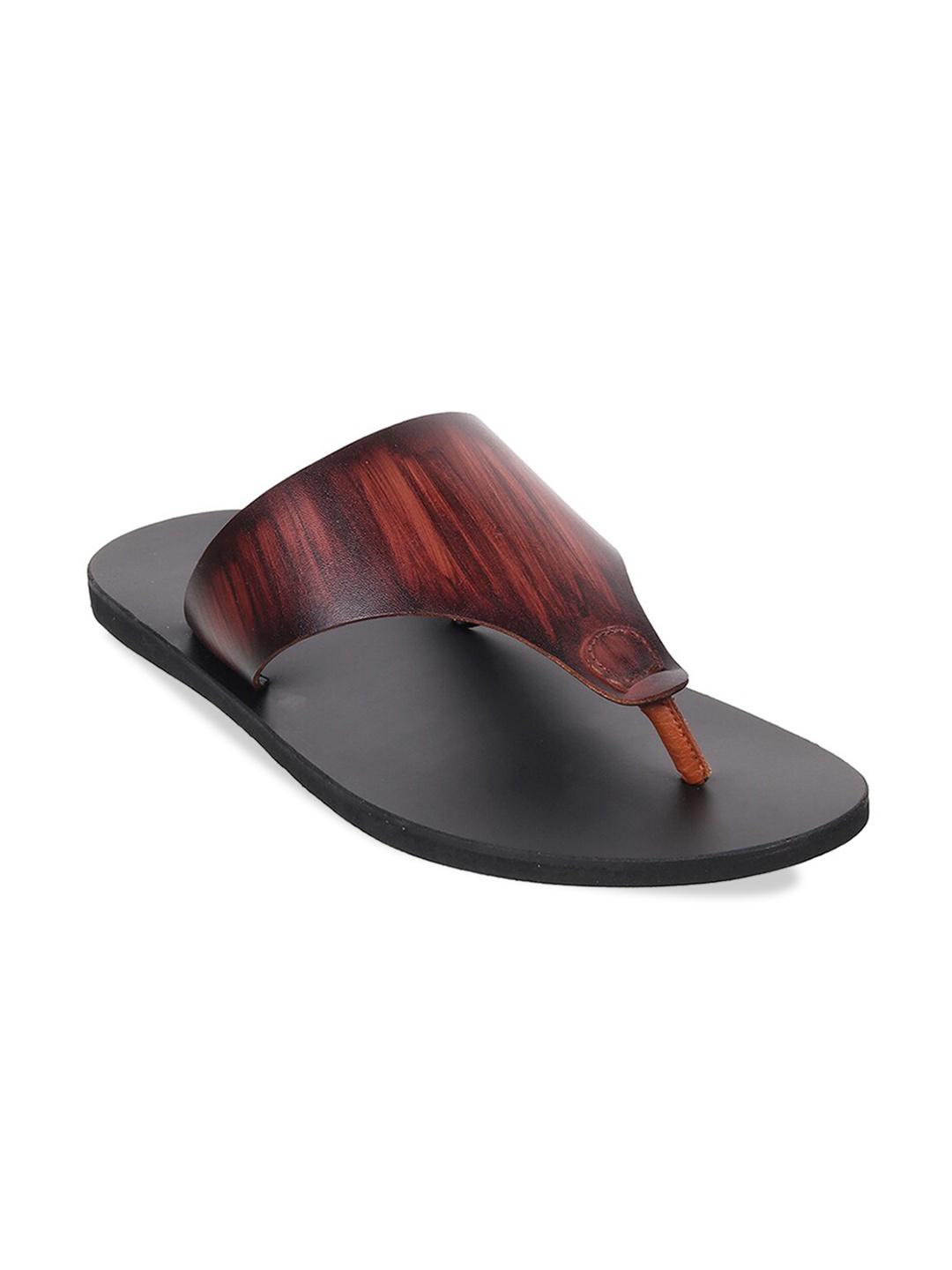 

Metro Men Printed Comfort Sandals, Brown