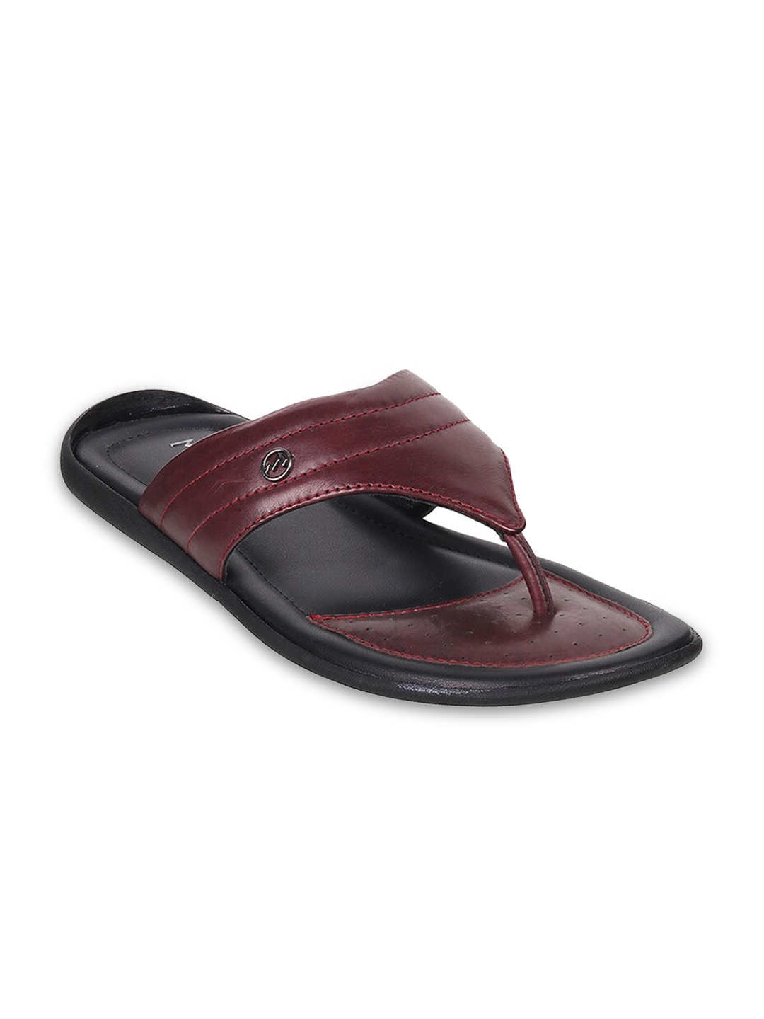 

Metro Men Leather Comfort Sandals, Maroon