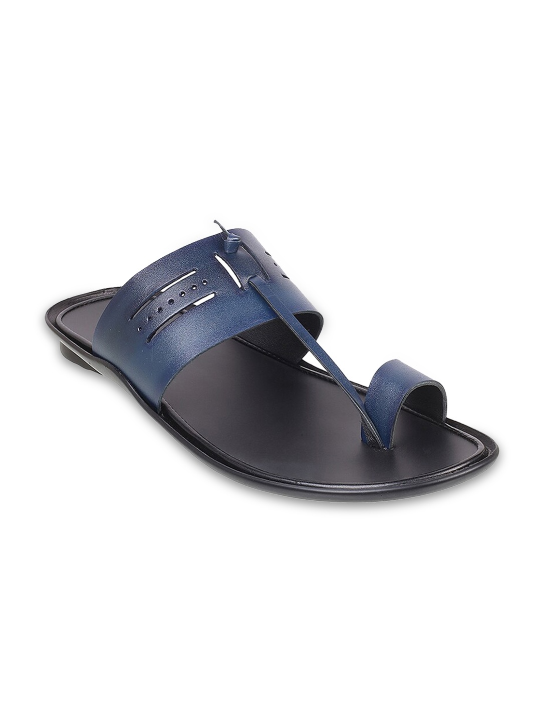 

Metro Men Textured Leather Comfort Sandals, Navy blue