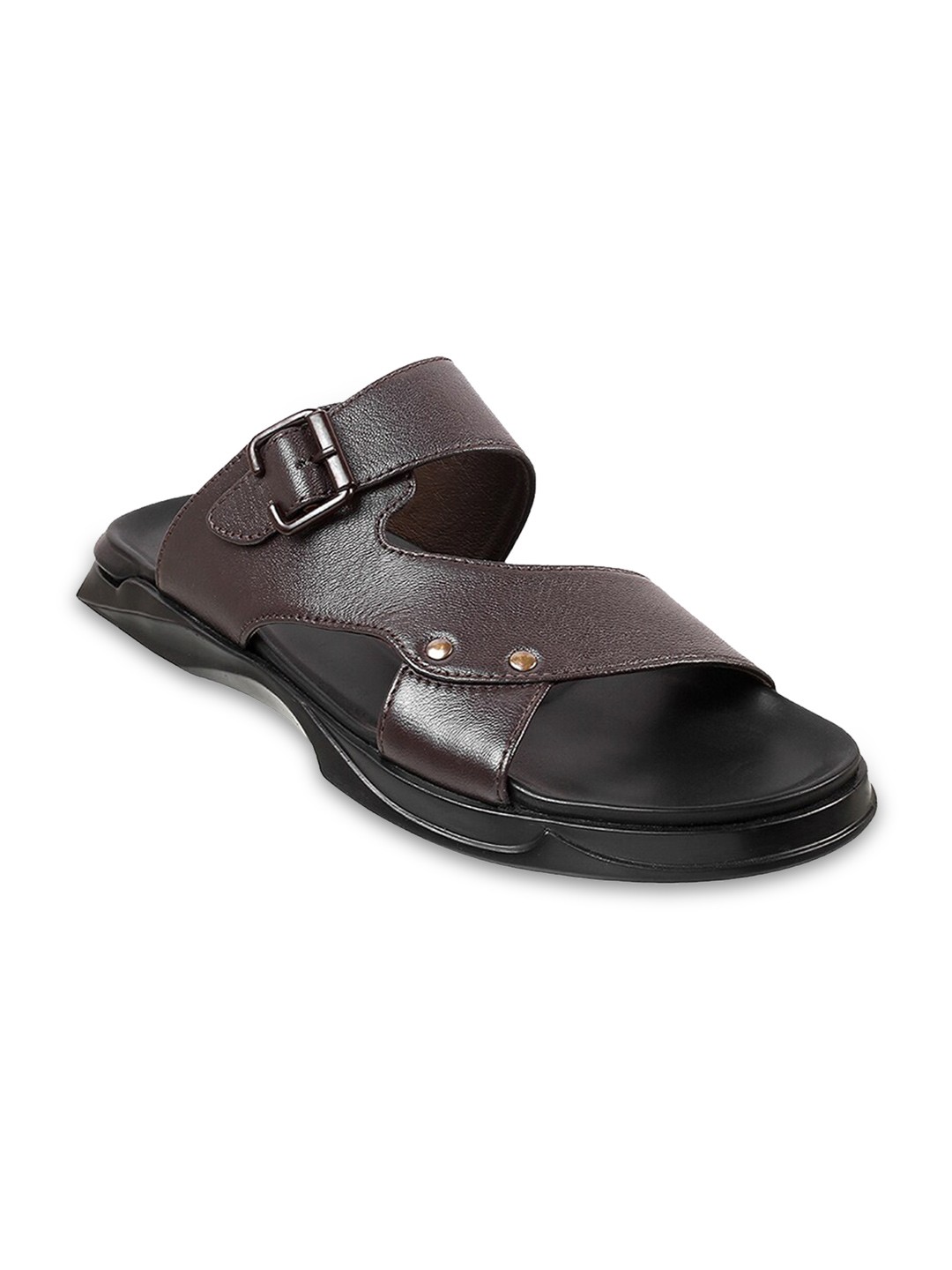 

Metro Men Textured Leather Comfort Sandals, Brown