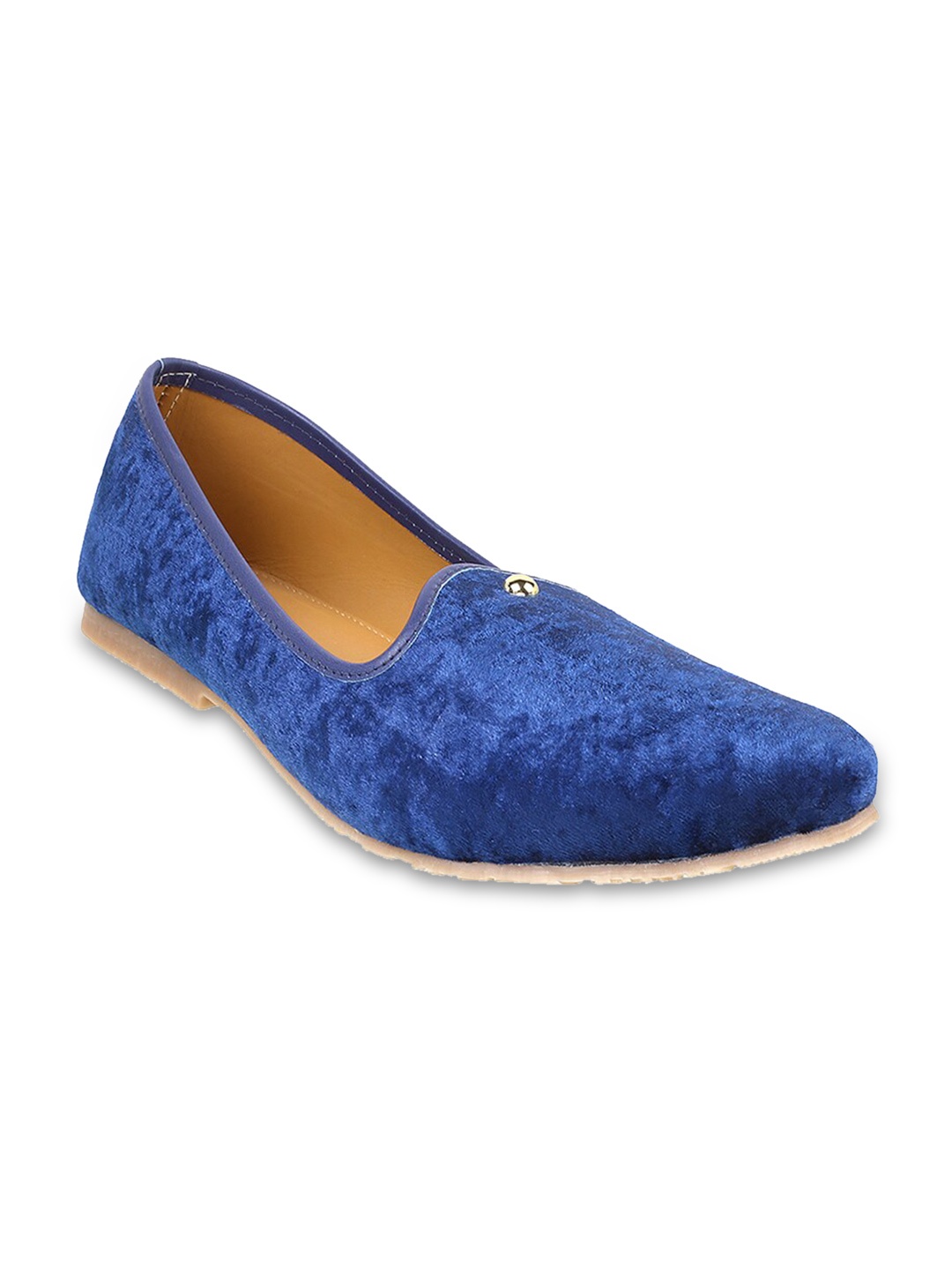 

Metro Men Slip On Ethnic Mojaris, Blue