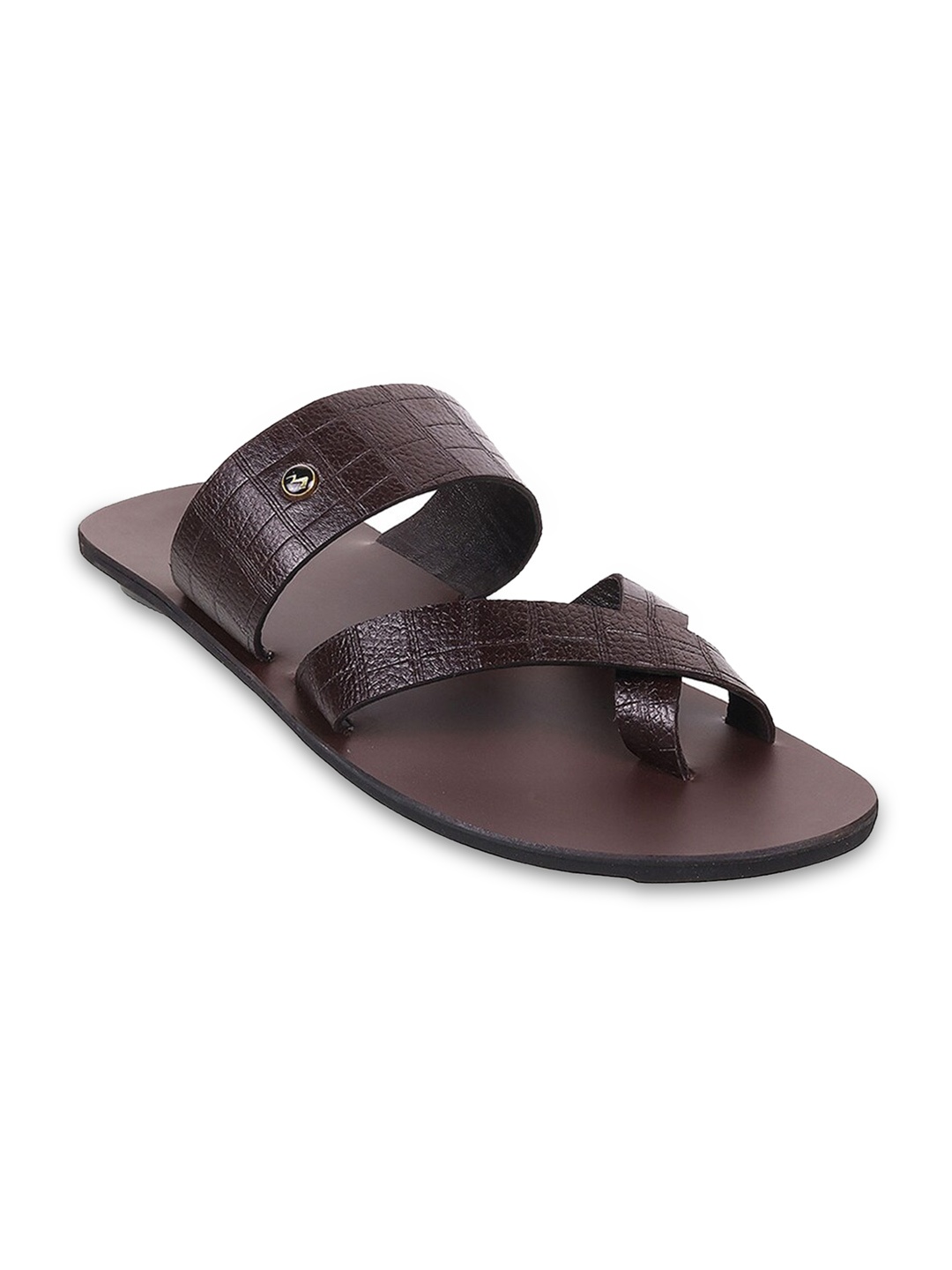 

Metro Men Textured Leather Comfort Sandals, Maroon