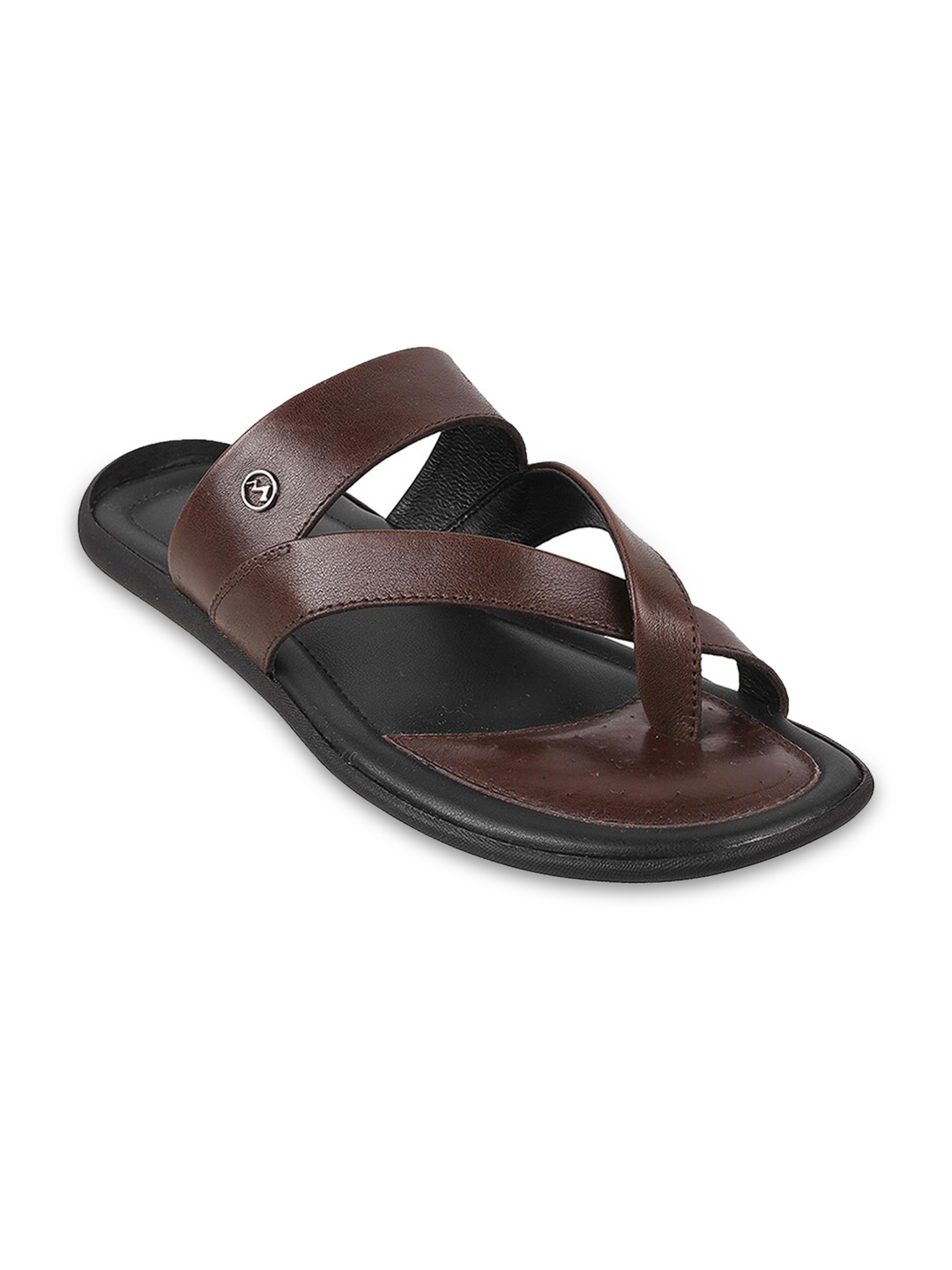 

Metro Men Textured Leather Comfort Sandals, Brown