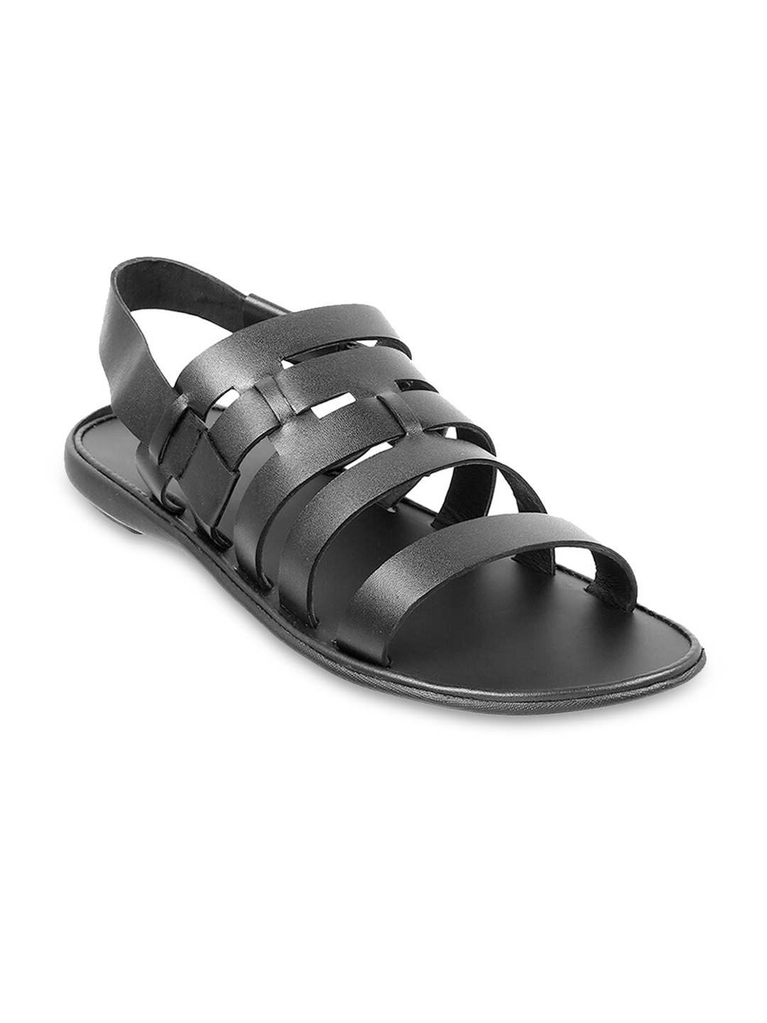 

Mochi Men Textured Comfort Sandals, Black