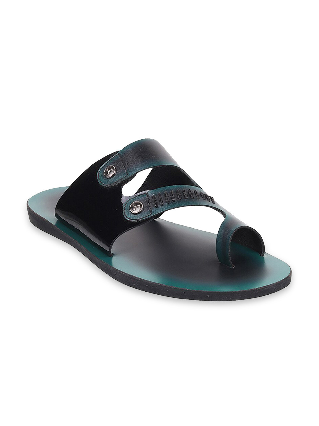 

Mochi Men Open One Toe Comfort Sandals, Black
