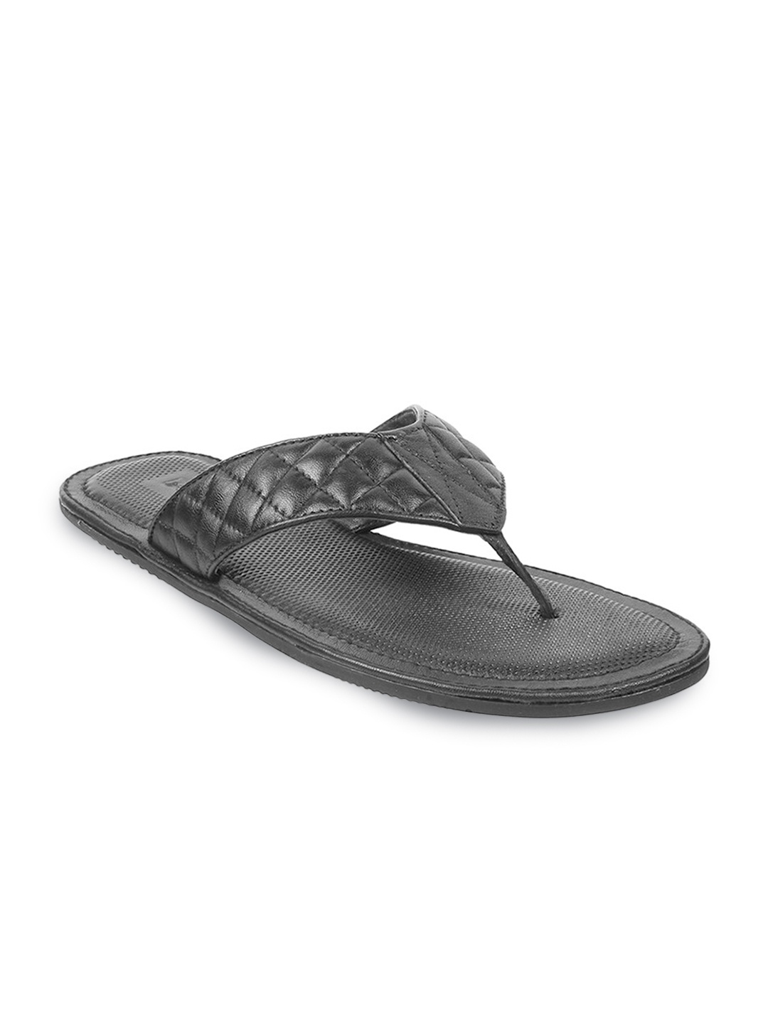 

Mochi Men Textured Leather Comfort Sandals, Black