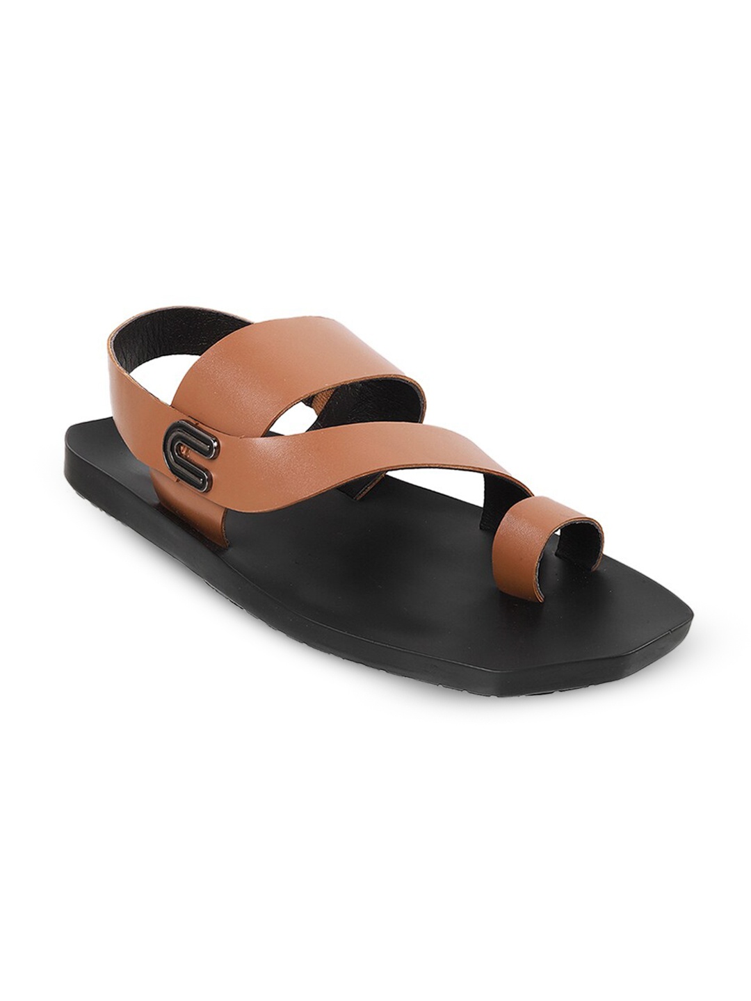 

Mochi Men One Toe Comfort Sandals With Backstrap, Tan