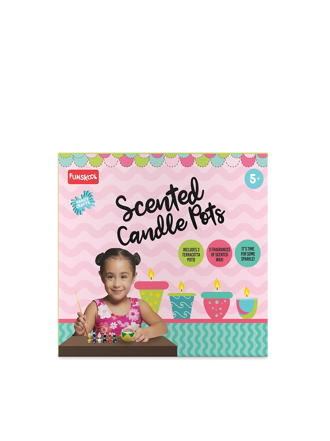 

Handycrafts Scented Candle Pots, Multi