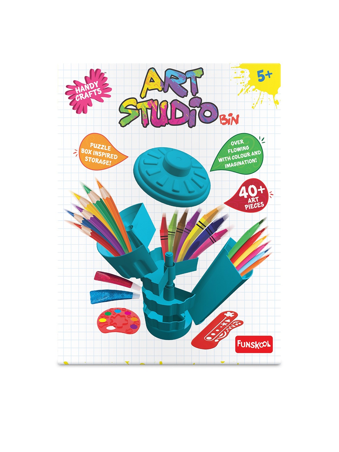 

Handycrafts Art Studio Bin, Blue