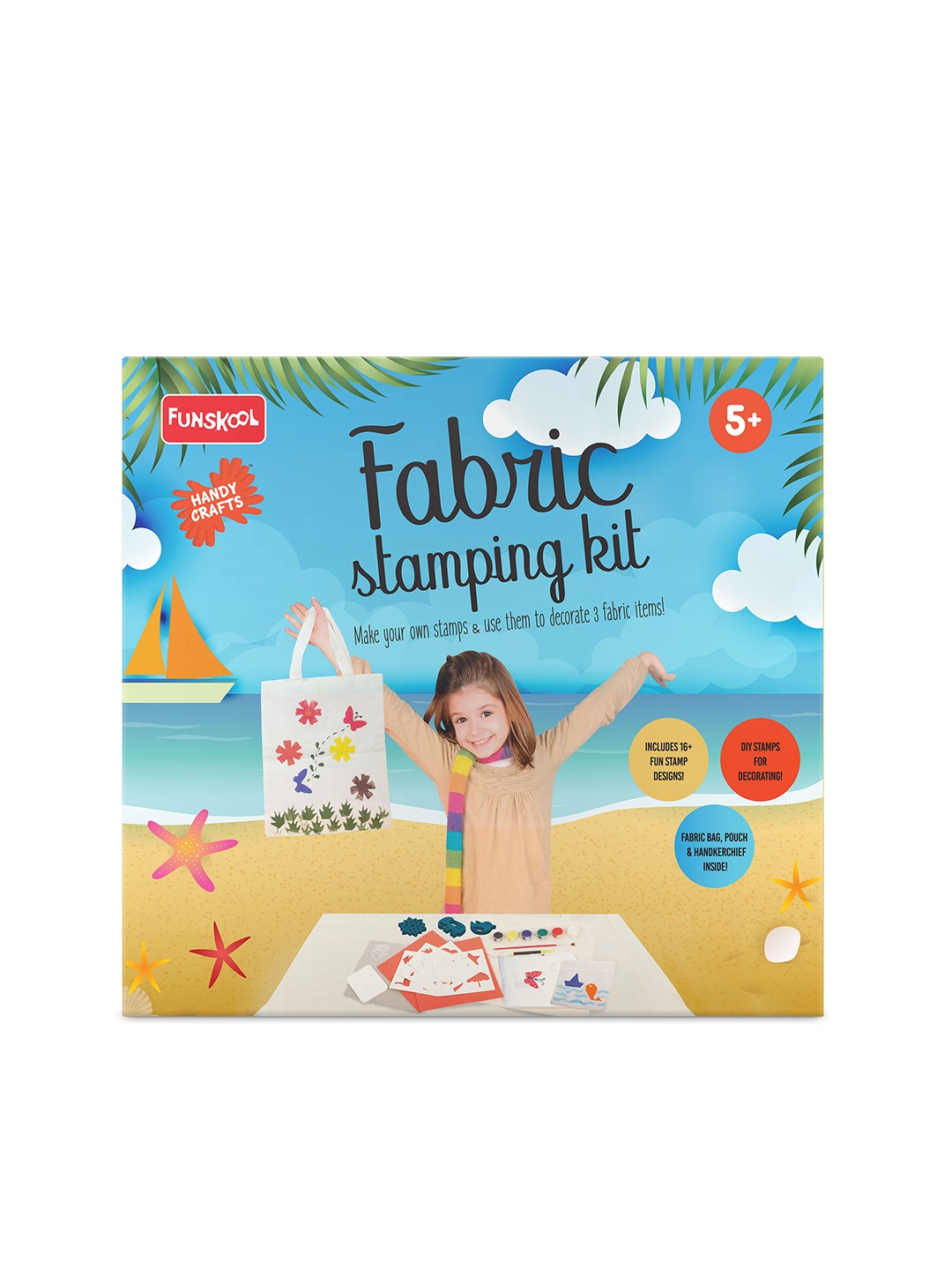 

Handycrafts Fabric Stamping Kit, Multi