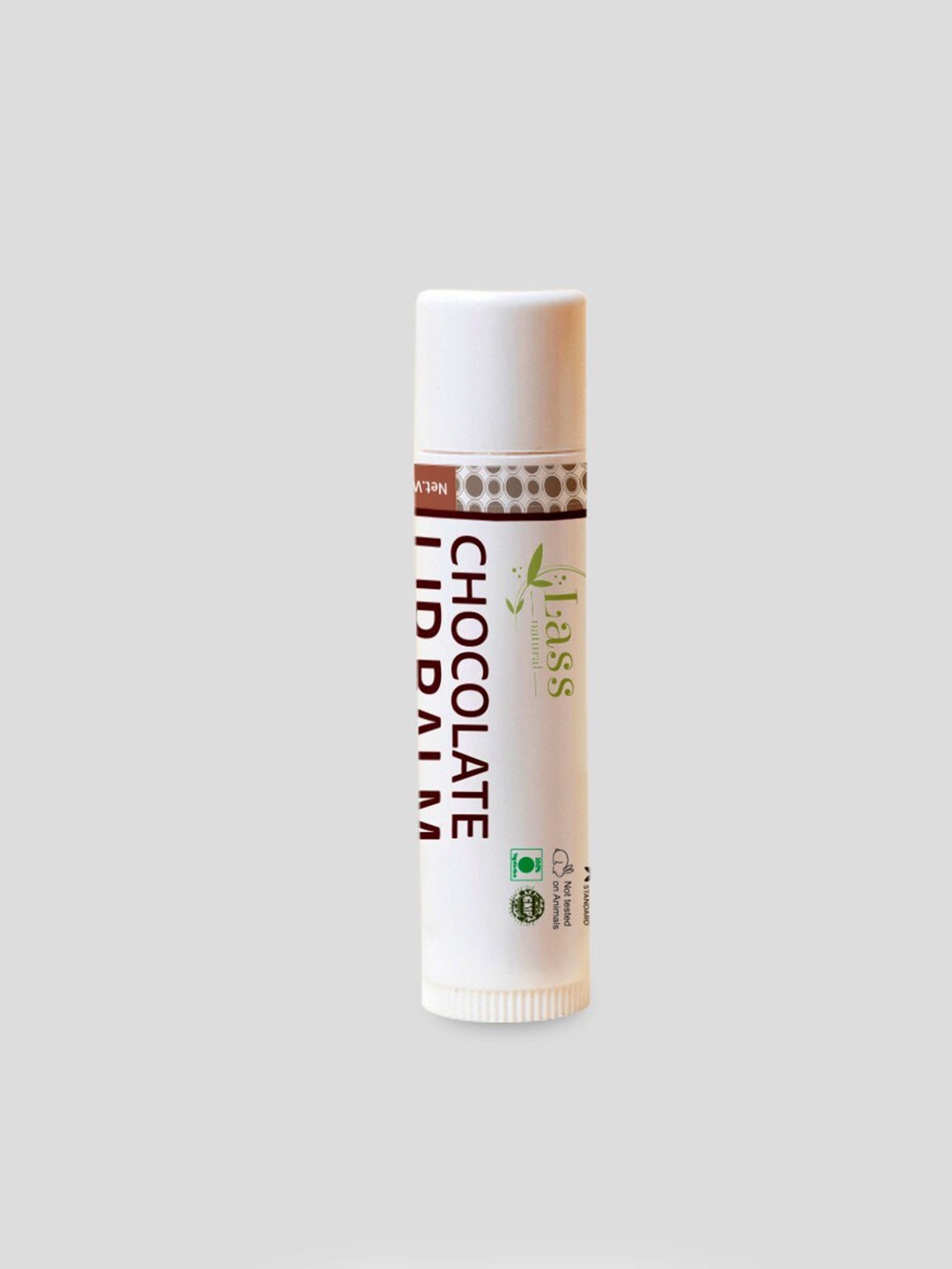 

Lass Naturals Herbal Lip Balm For Chapped & Cracked Lips 8 g - Chocolate, Brown