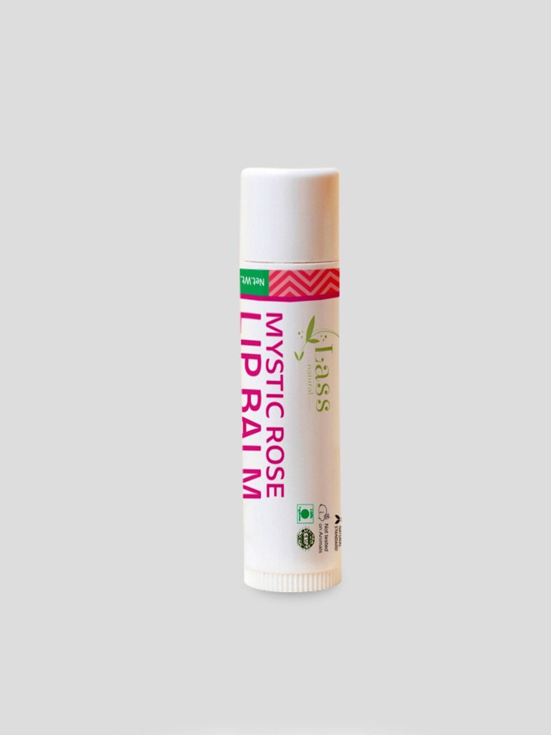 

Lass Naturals Herbal Lip Balm For Chapped & Cracked Lips-8 gm-Mystic Rose, Pink
