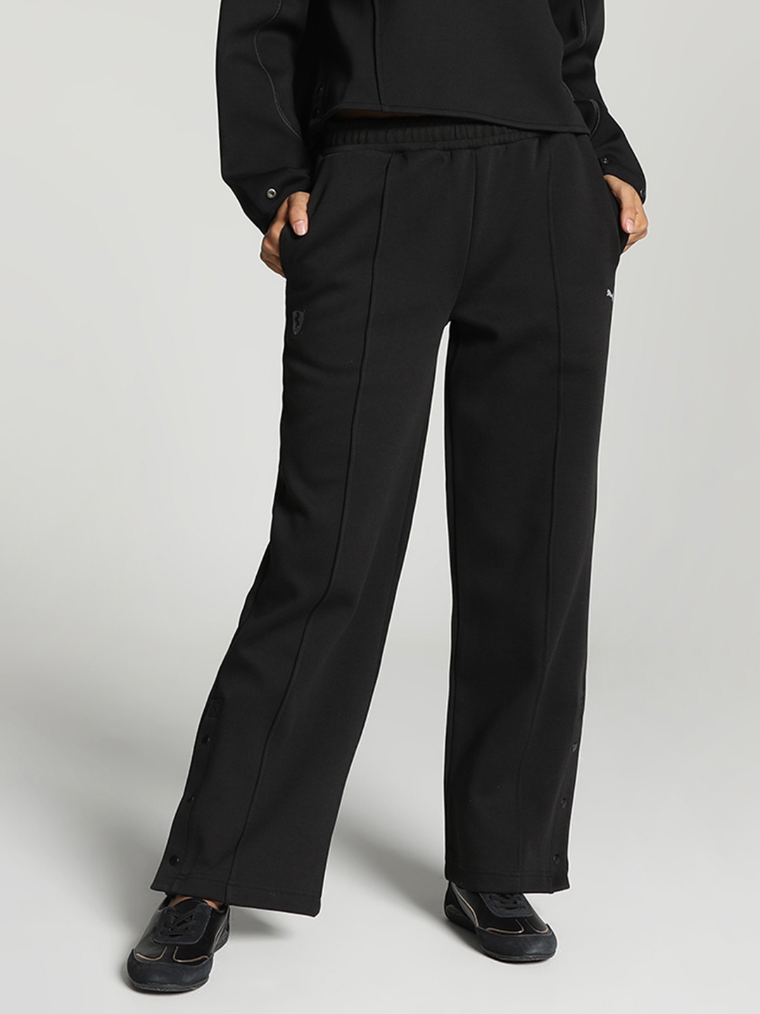 

PUMA Motorsport Women Ferrari Style Sustainable Track Pants, Black