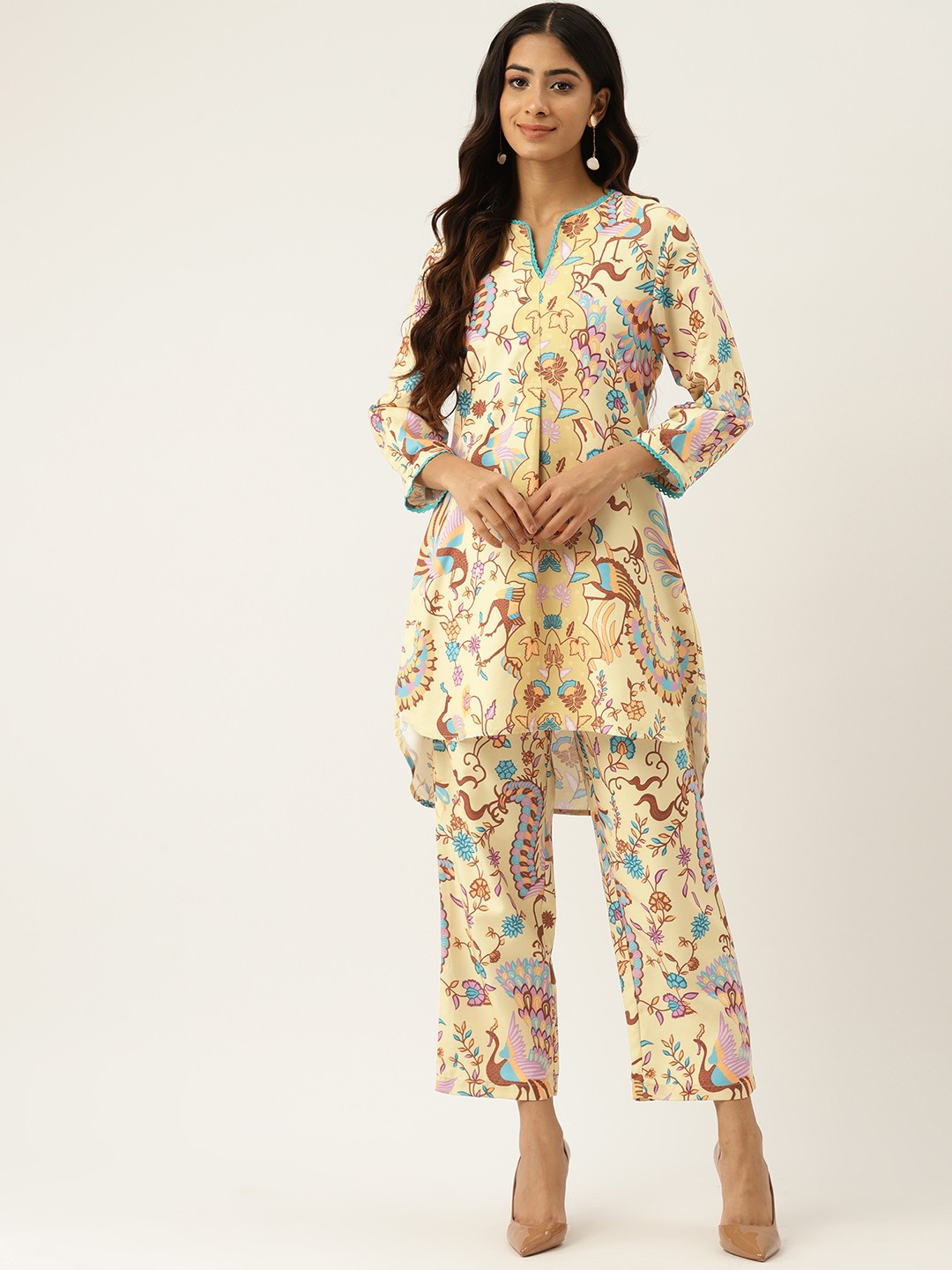 

Off Label Printed Co-ords, Brown