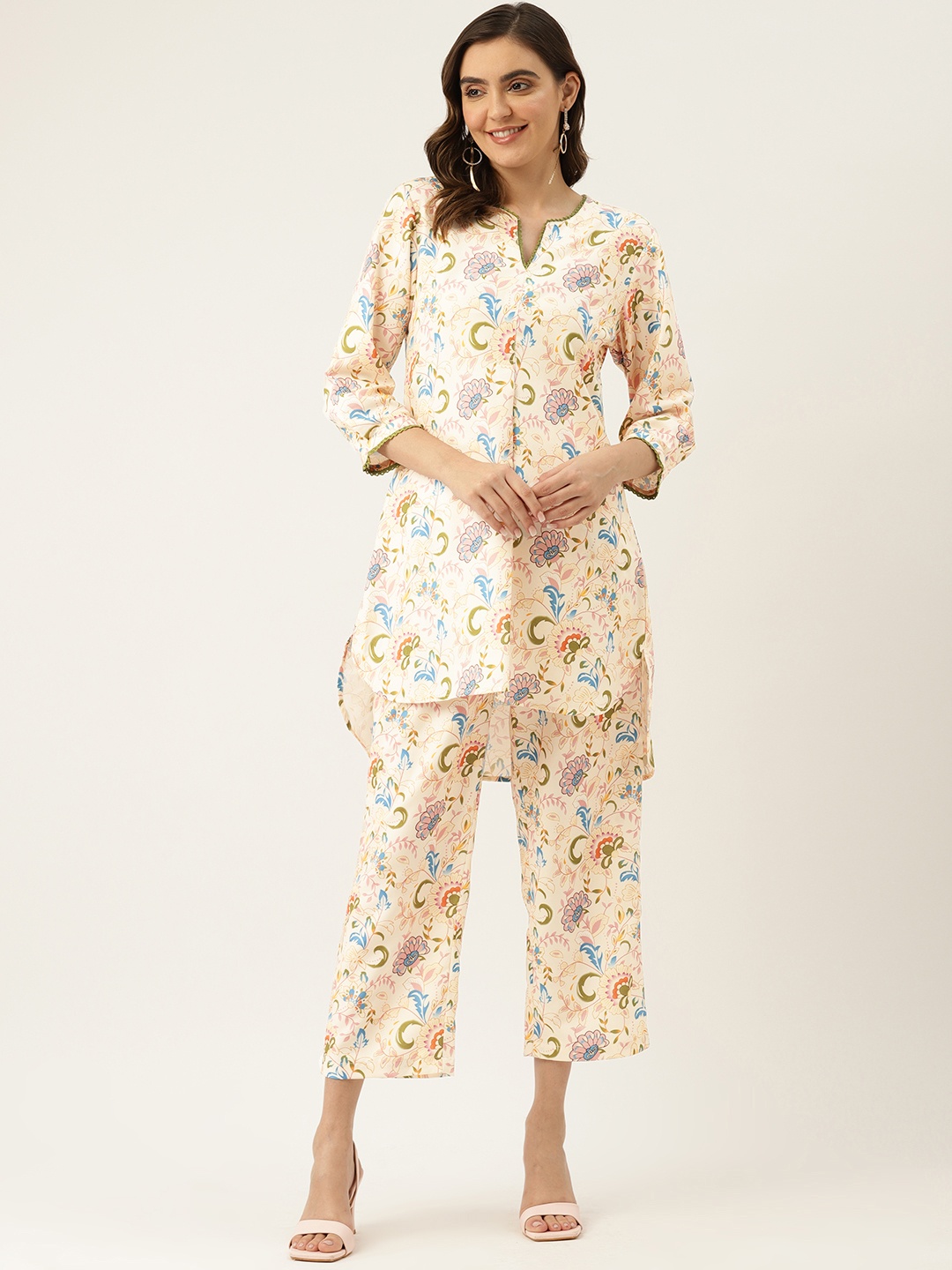 

Off Label Printed Co-ords, Beige