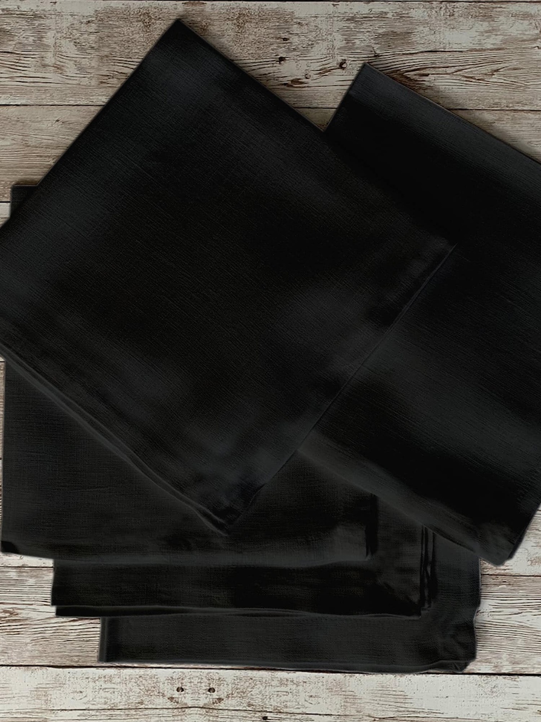 

Lushomes Black 12-Pieces Ultra Absorbent Cotton Table Napkins
