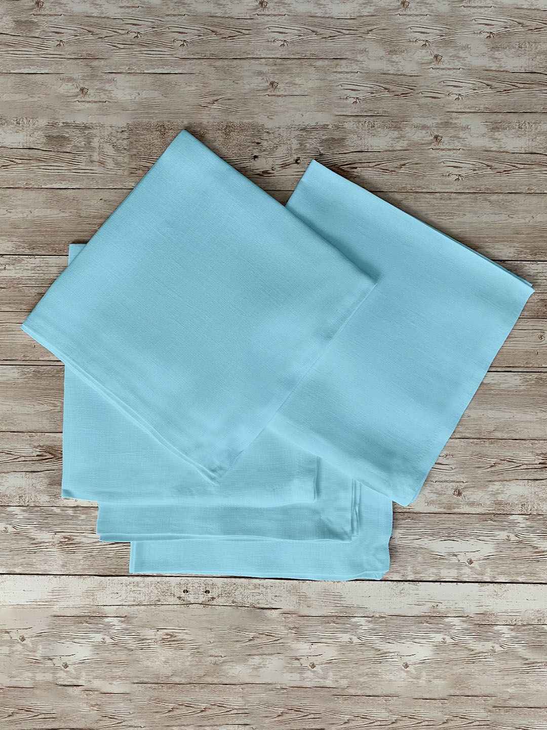 

Lushomes Blue 12 Pieces Cotton Table Napkins