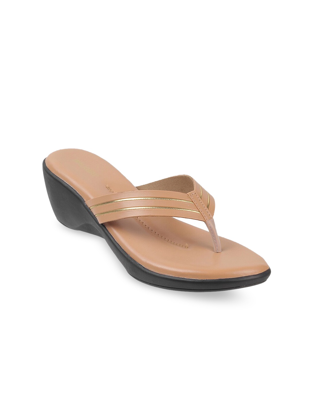 

WALKWAY by Metro Open Toe Wedge Heels, Beige