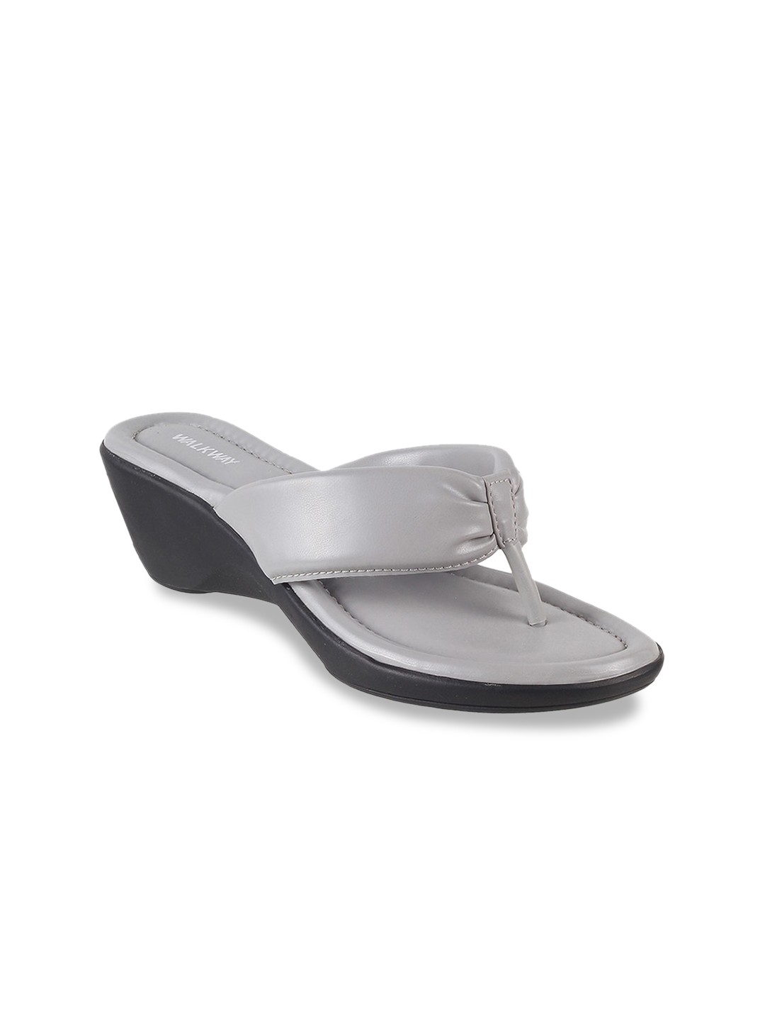 

WALKWAY by Metro Open Toe Wedge Heels, Grey