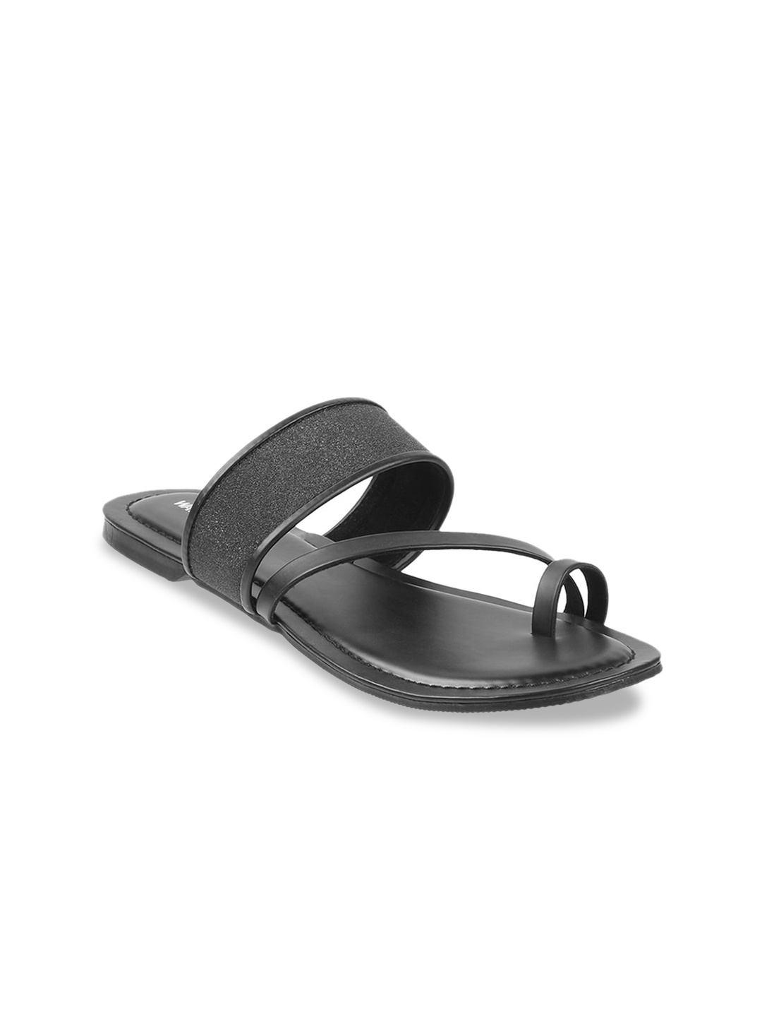 

WALKWAY by Metro Strappy One Toe Flats, Black