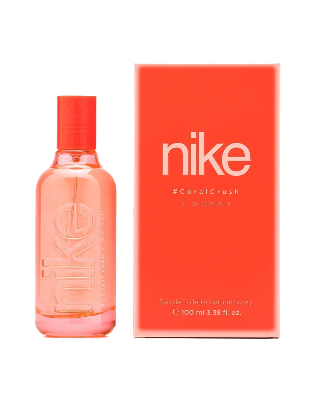 

Nike Women CoralCrush Long Lasting Eau De Toilette Natural Spray - 100 ml, Coral