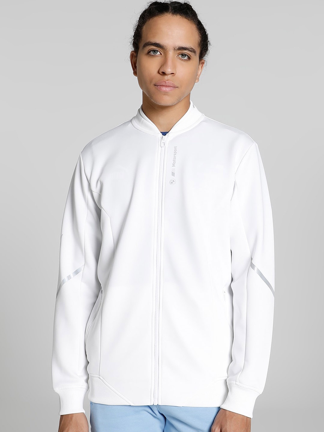 PUMA Motorsport Men BMW M Motorsport Spacer Sporty Jacket, White