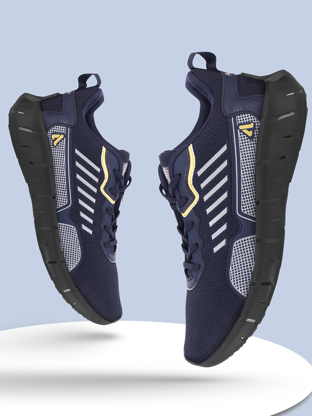 

Aqualite Men Mesh Running Sport Shoes, Navy blue