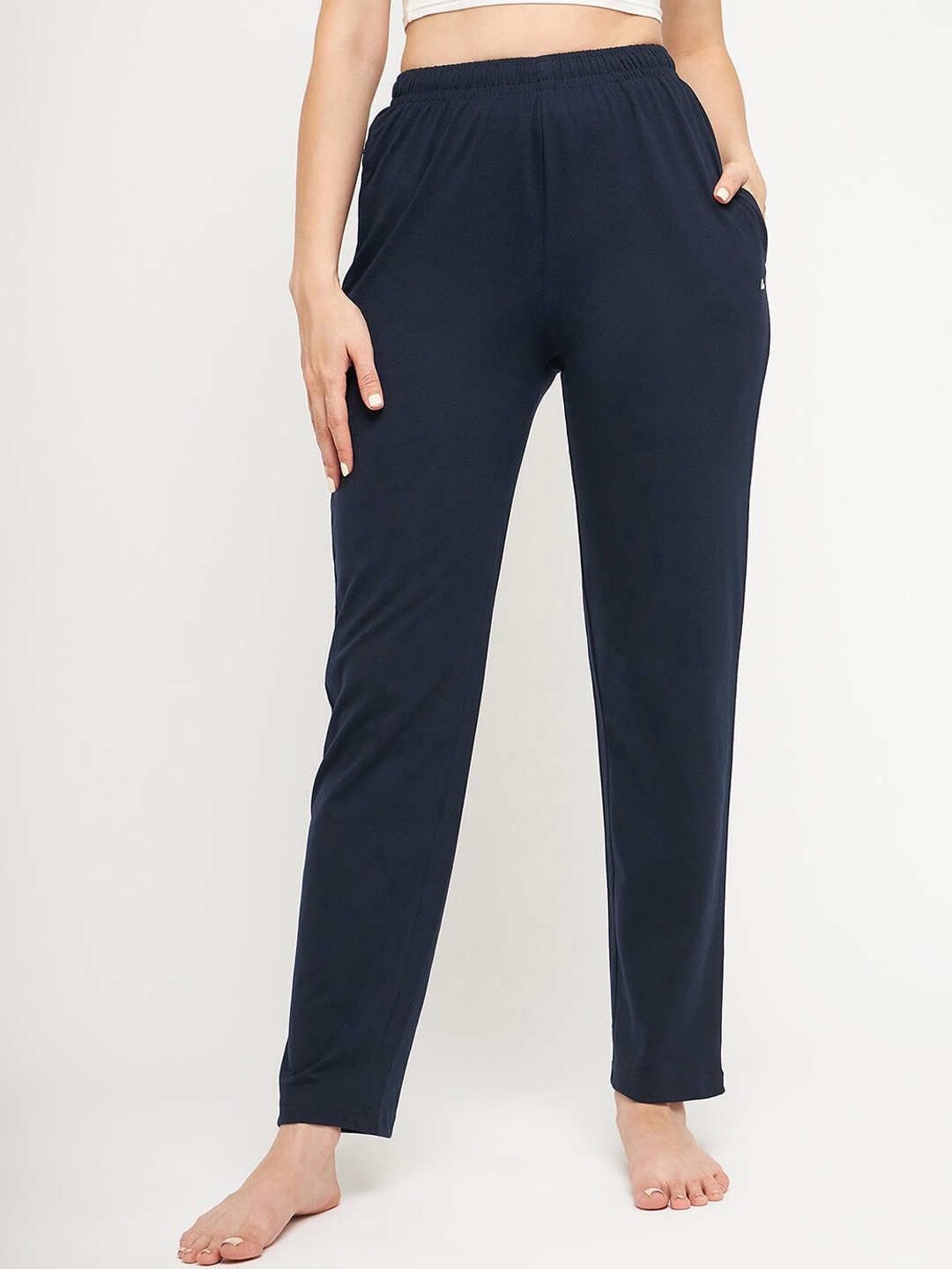 

Okane Women Mid-Rise Lounge Pants, Navy blue