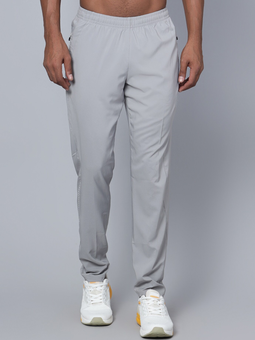 

Shiv Naresh Men Mid-Rise Track Pants, Grey
