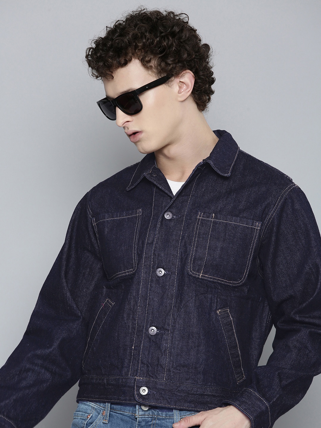 

Levis Pure Cotton Denim Jacket, Blue
