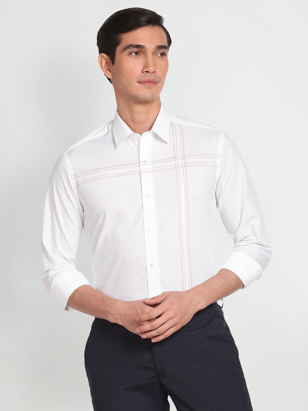 

Arrow Slim Fit Pure Cotton Formal Shirt, White
