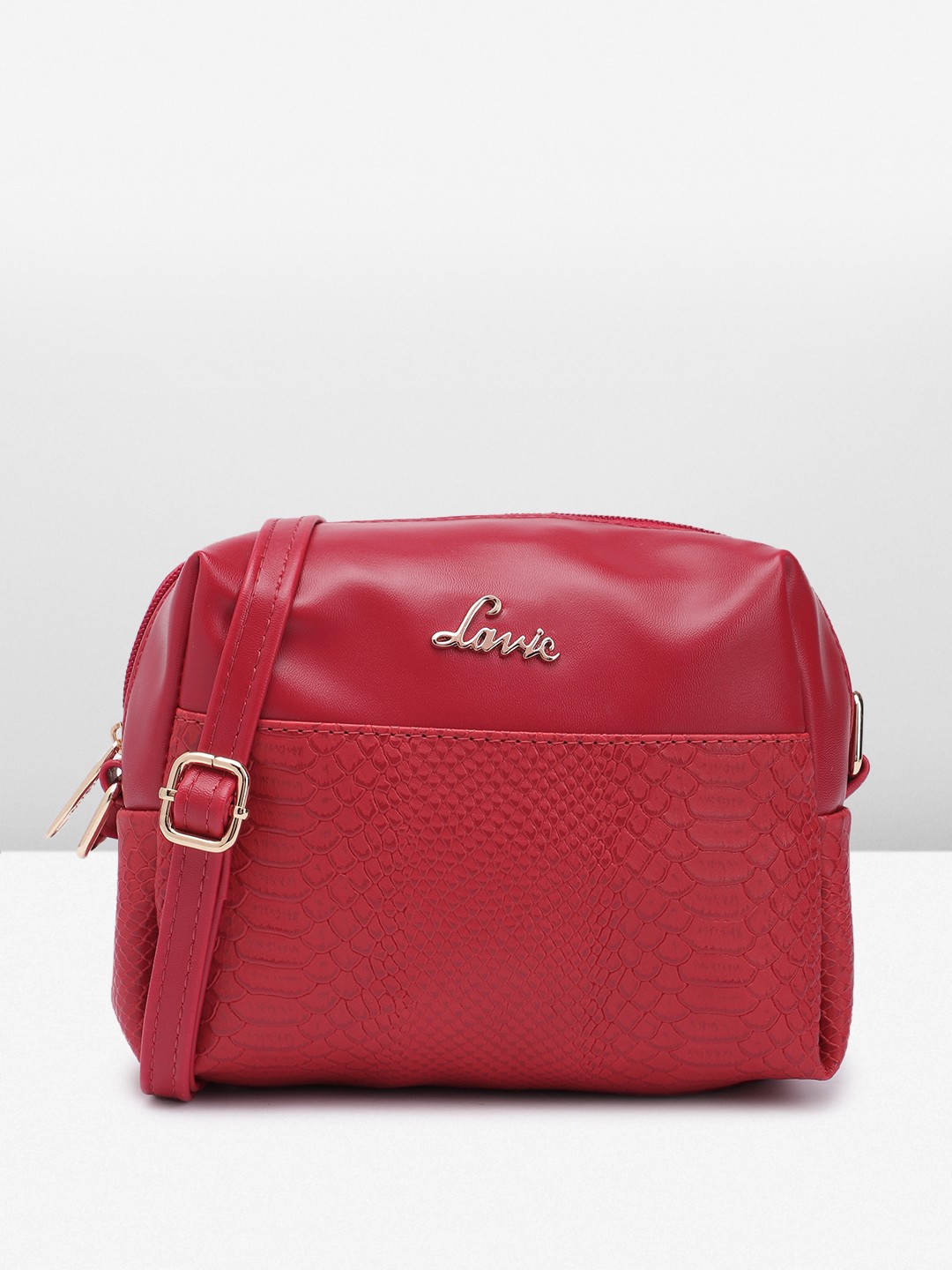 

Lavie Textured Sling Bag, Red