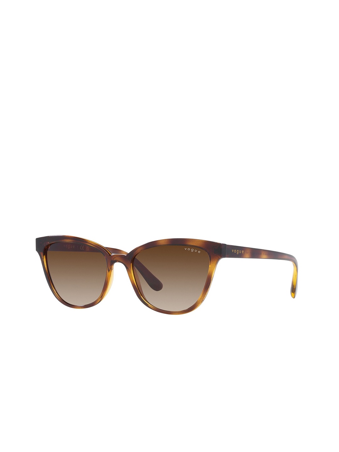 

VOGUE EYEWEAR Women Gradient Brown Lens Cat Eye Sunglasses - 0VO5496SIW6561354