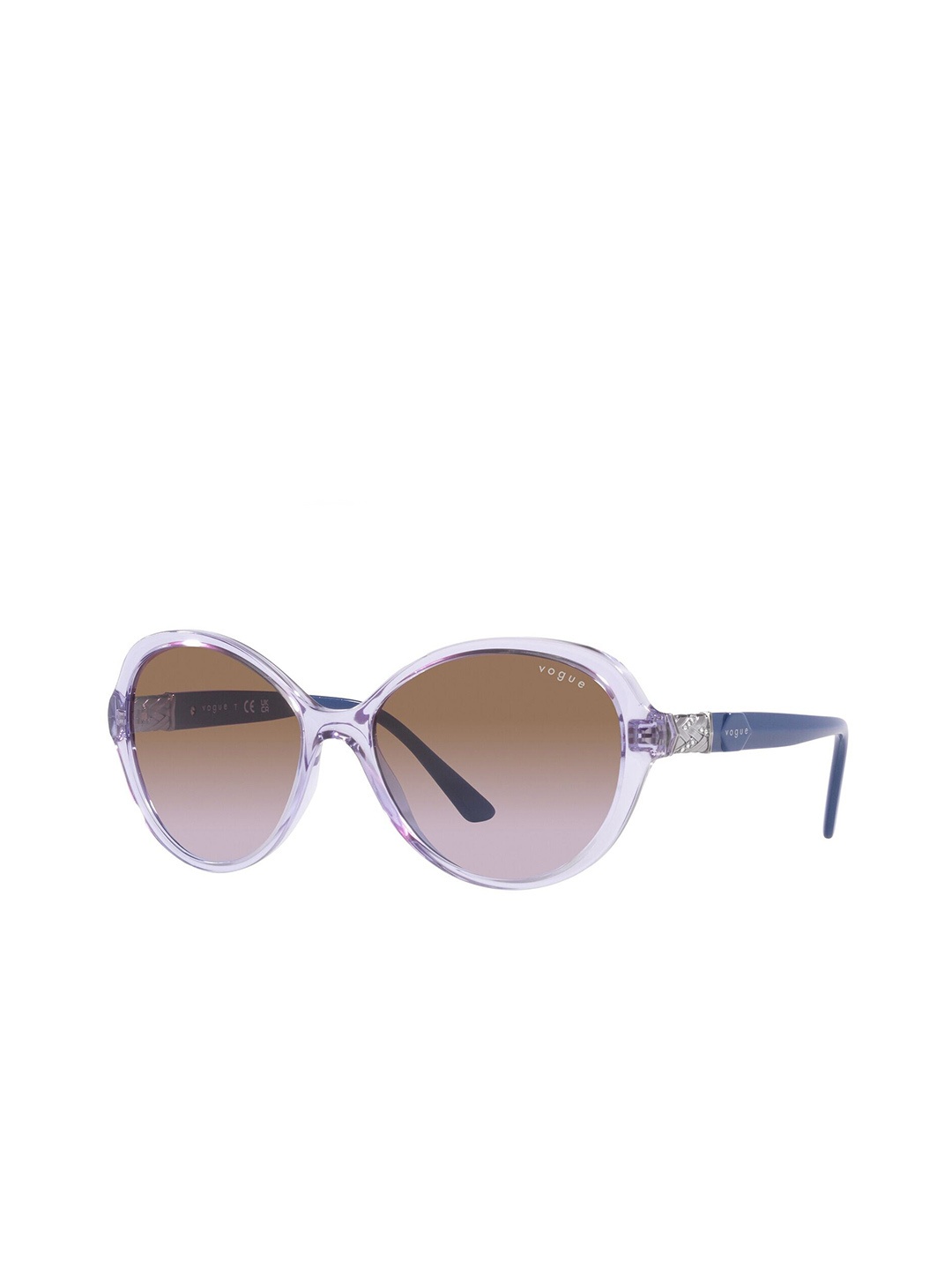 

VOGUE EYEWEAR Women Gradient Brown Lens Butterfly Sunglasses - 0VO5475SB27456857, Purple