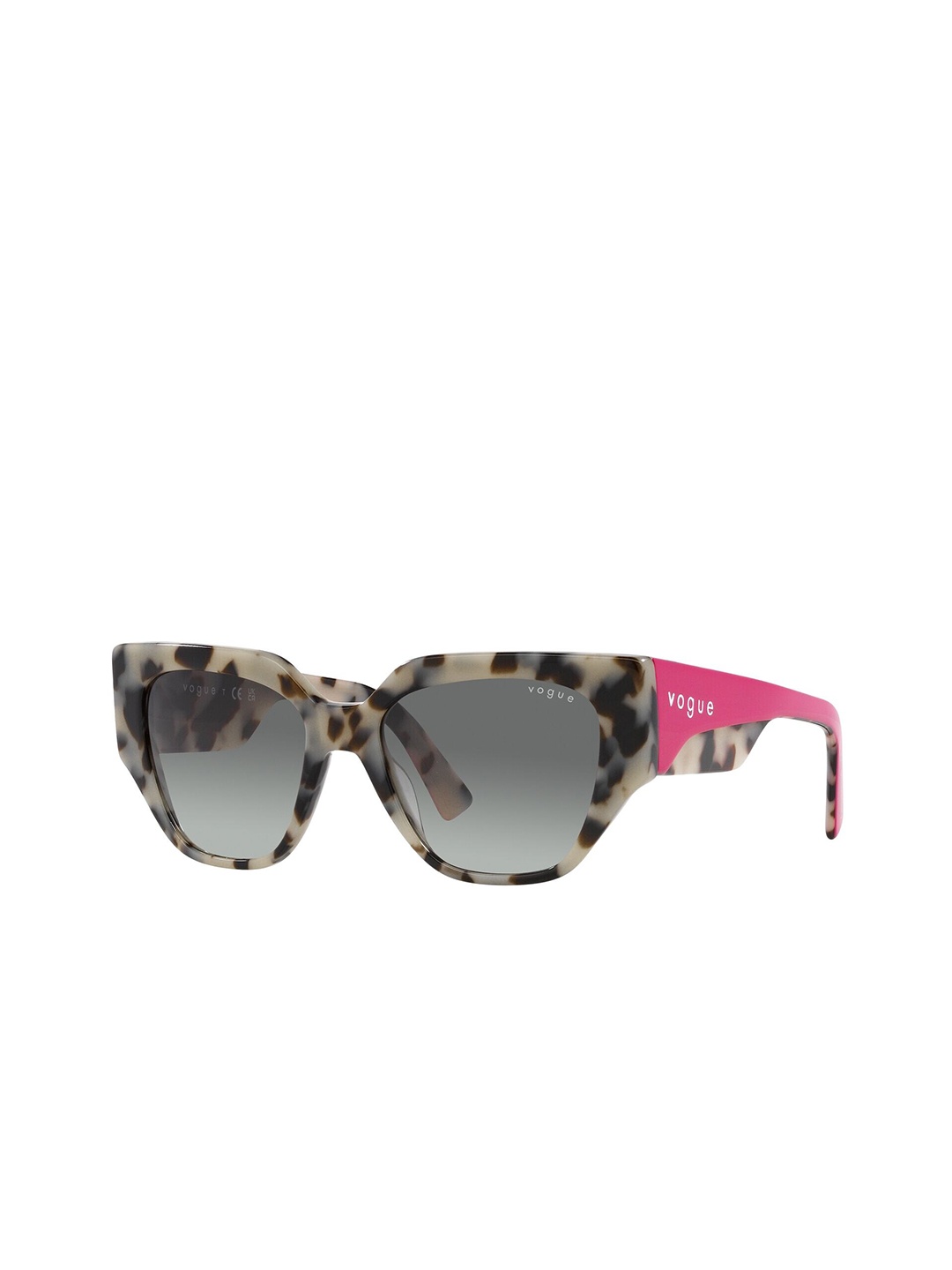 

VOGUE EYEWEAR Women Gradient Lens Irregular Sunglasses - 0VO5409S30761152, Grey