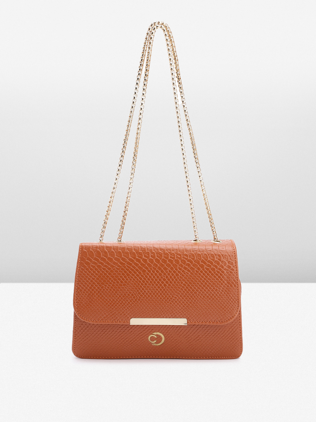 

Caprese Textured Sling Bag, Brown