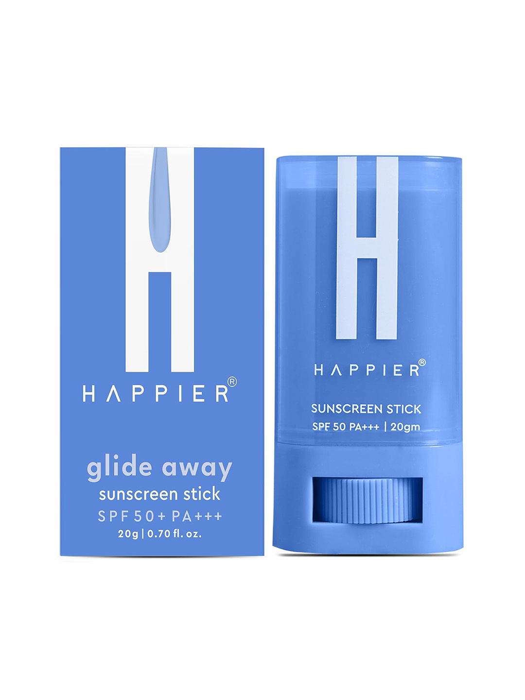 

Happier Sun-Days Dewy SPF50 PA+++ Sunscreen Stick with 8 hours Protection - 13g, White