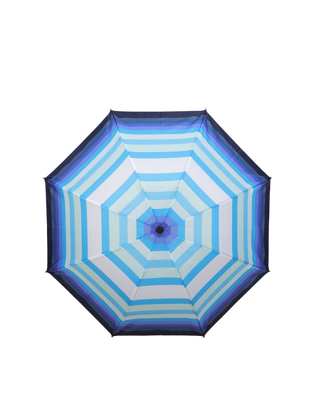 

LOOM LEGACY Striped 3 Fold Semi-Automatic Fancy Umbrellas, White
