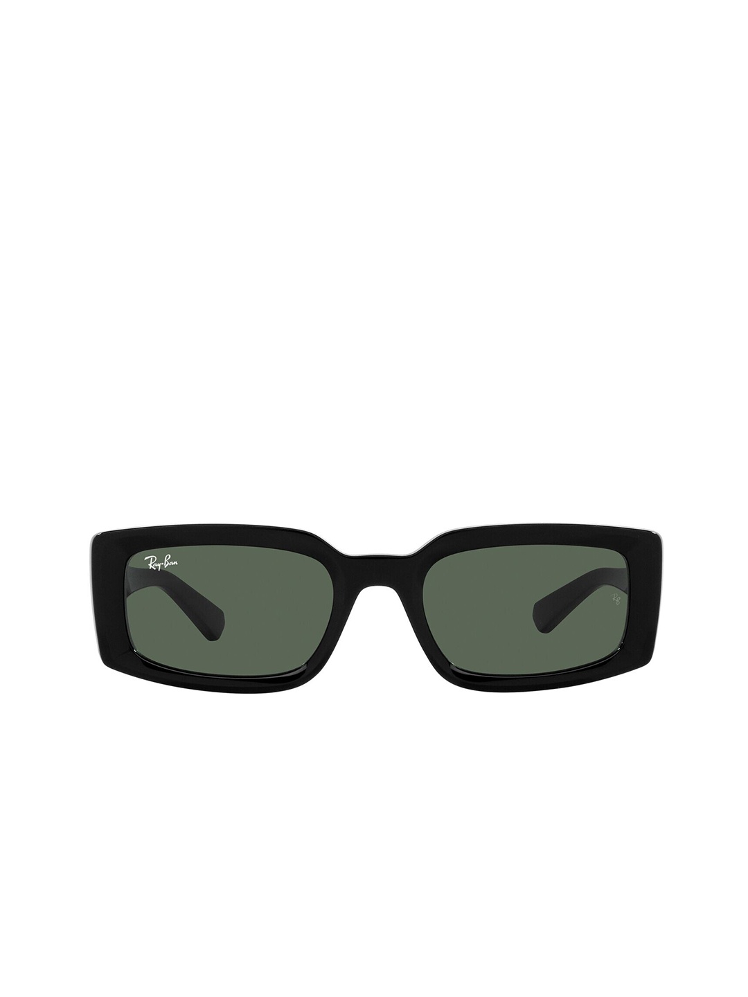 

Ray-Ban Women Uv Protected Green Lens Pillow Sunglasses - 0 Rb439566777154, Black
