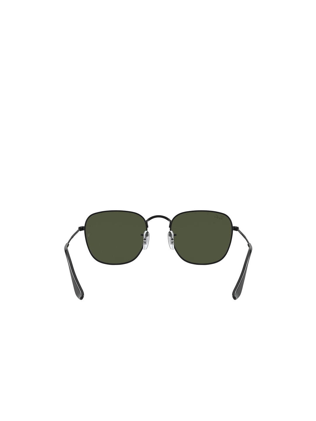 

RAY-BAN Unisex UV Protected Green Lens Square Sunglasses - 0RB385791993154, Black