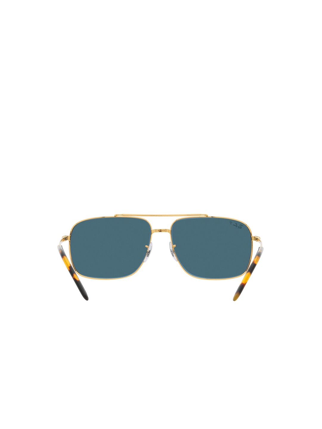 

Ray-Ban Unisex Polarized Blue Lens Pillow Sunglasses - 0 Rb37969196 S262, Gold