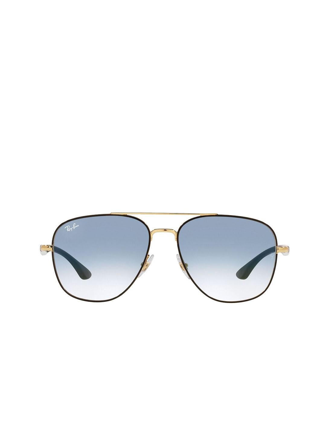 RAY-BAN Unisex Gradient Blue Lens Square Sunglasses - 0RB368390003F59