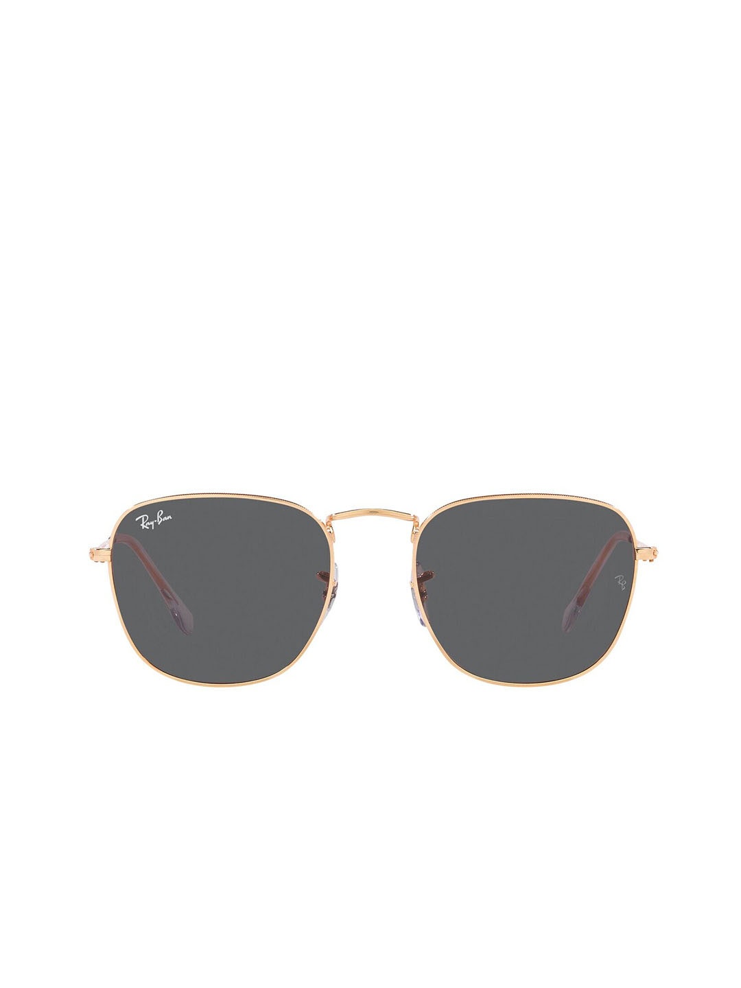 

Ray-Ban Unisex Uv Protected Grey Lens Square Sunglasses - 0 Rb38579202 B154, Gold