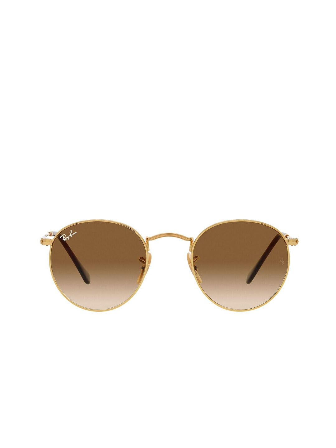 

RAY-BAN Men Gradient Lens Round Sunglasses - 0RB3447001/5150, Gold