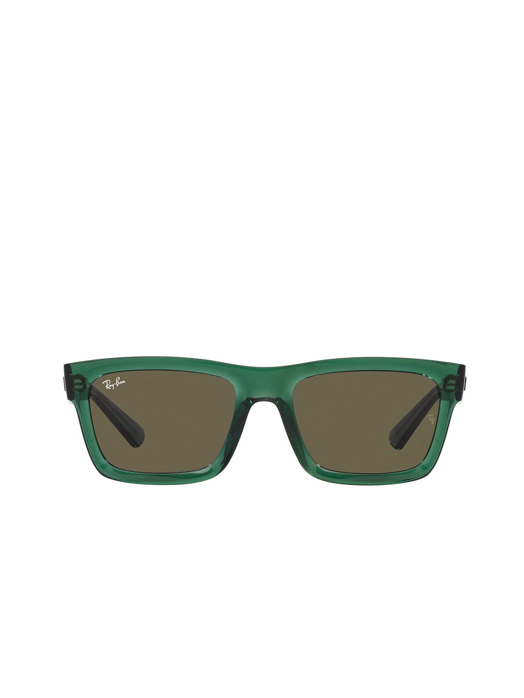 

Ray-Ban Men UV Protected Brown Lens Rectangle Sunglasses - 0RB43966681/354, Green