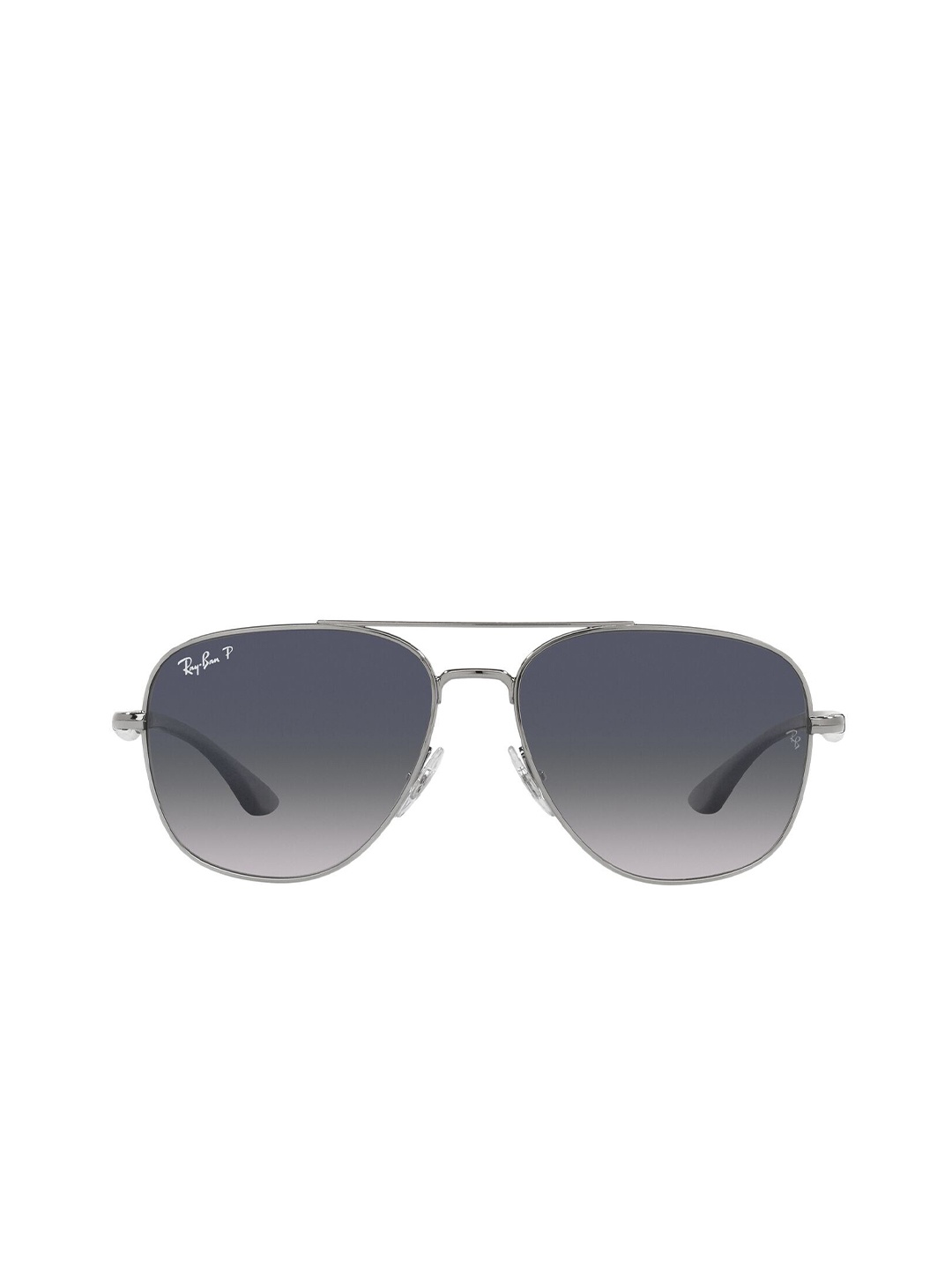 

Ray-Ban Unisex Polarized Blue Lens Square Sunglasses - 0RB3683004/7859, Grey