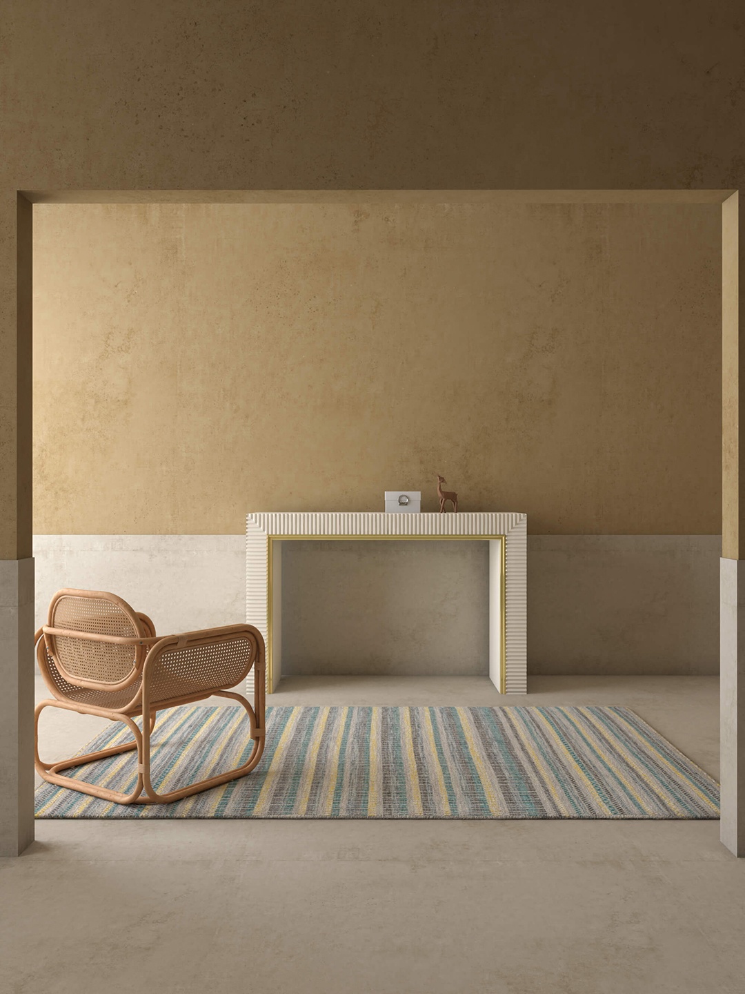 

Jaipur Rugs Grey & Black Self-Designed Rectangular Carpet