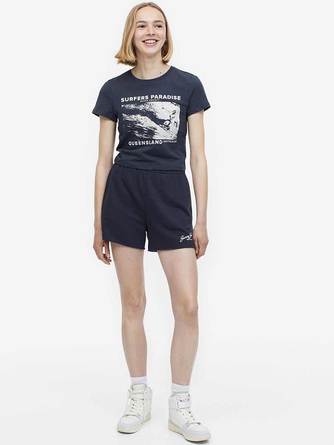 

H&M Women Sweatshorts, Black