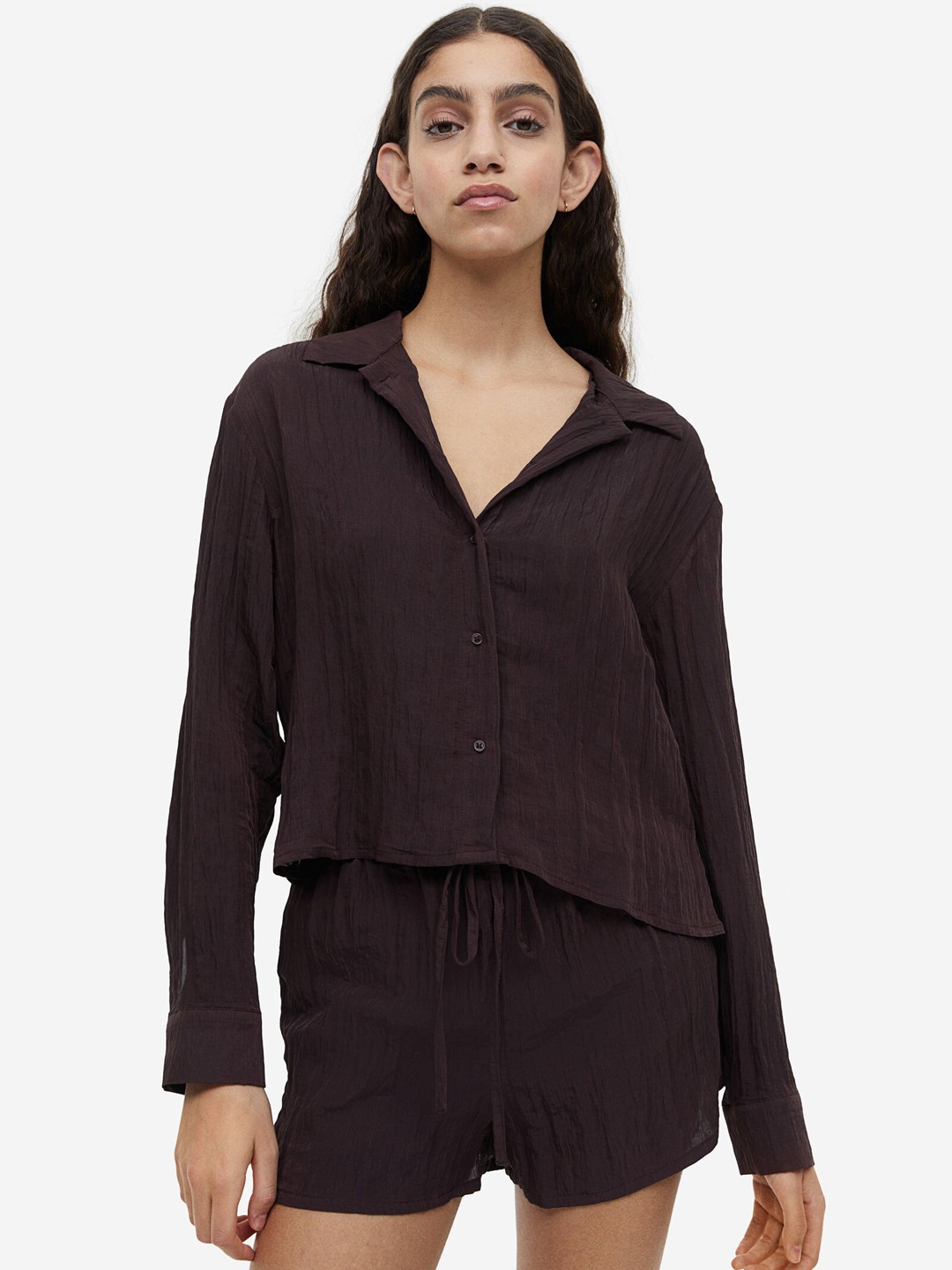 

H&M Women Shorts, Brown
